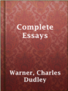 Imagen de portada para Complete Essays